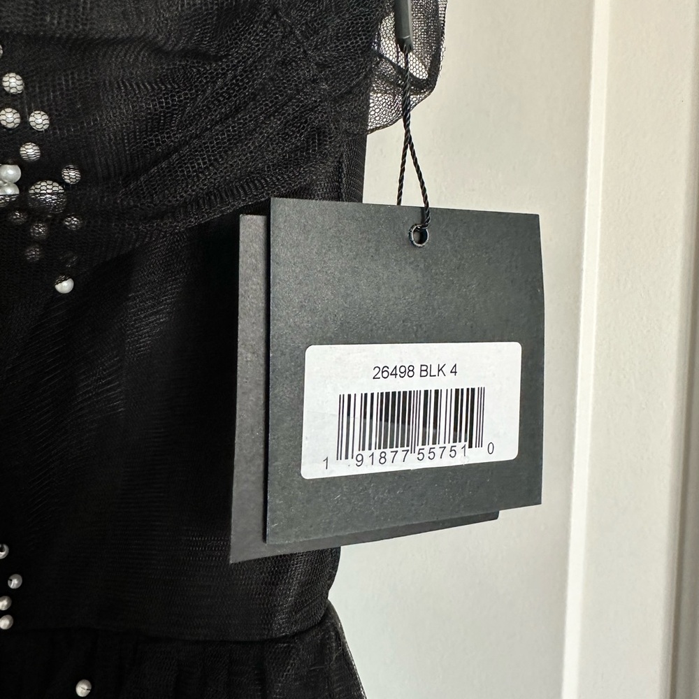 Mac Duggal Embellished Off-The-Shoulder Midi-Dress - Picture 5 of 5